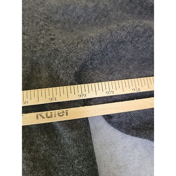 Hart Schaffner Marx V Neck Sweater Mens LT Tall Charcoal Merino Stretch Preppy - Picture 10 of 13